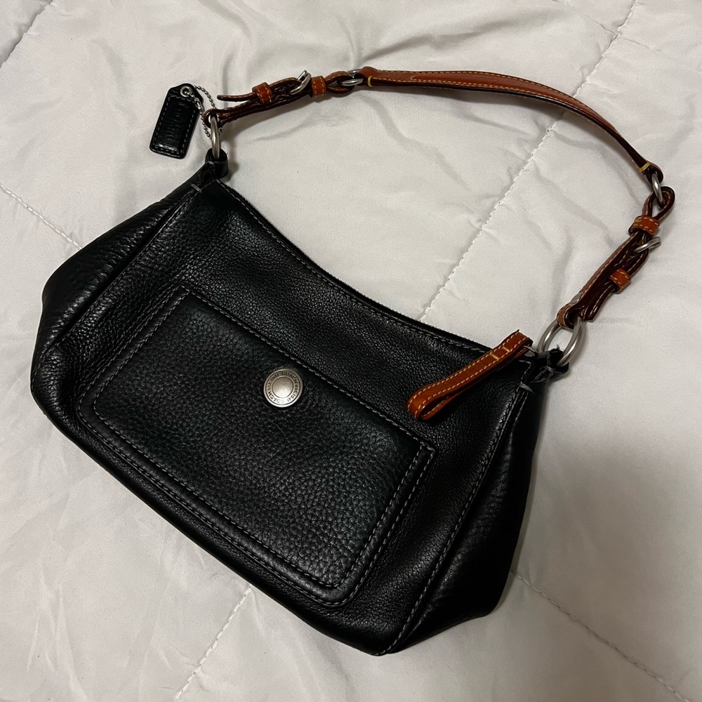 Vintage Leather Coach Bag